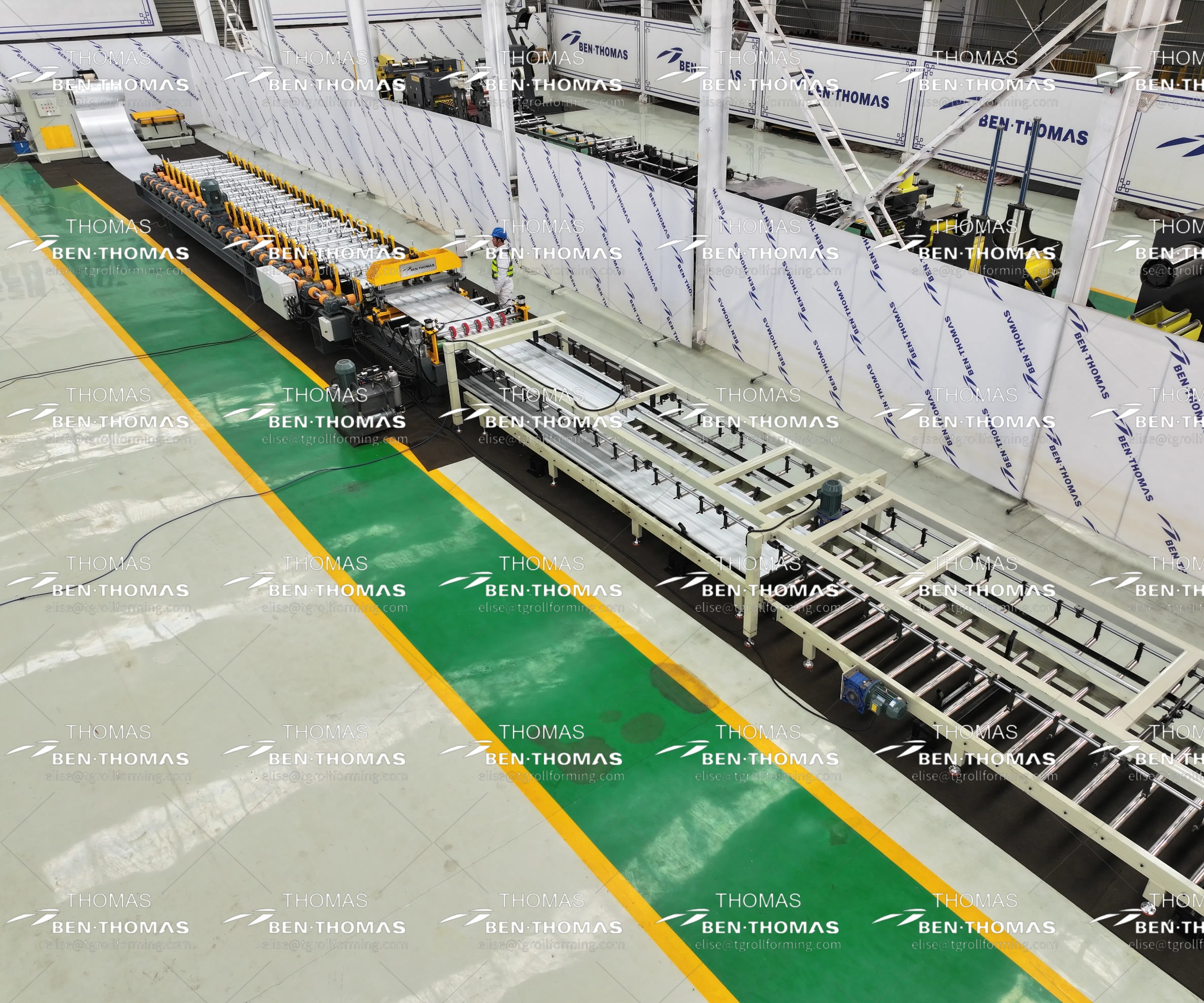 Full Automatic Roof And Wall Sheet Roll Forming Machine